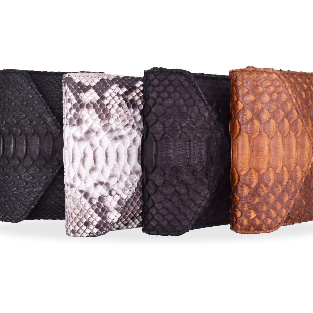 authentic zyra python wallet with slim design
