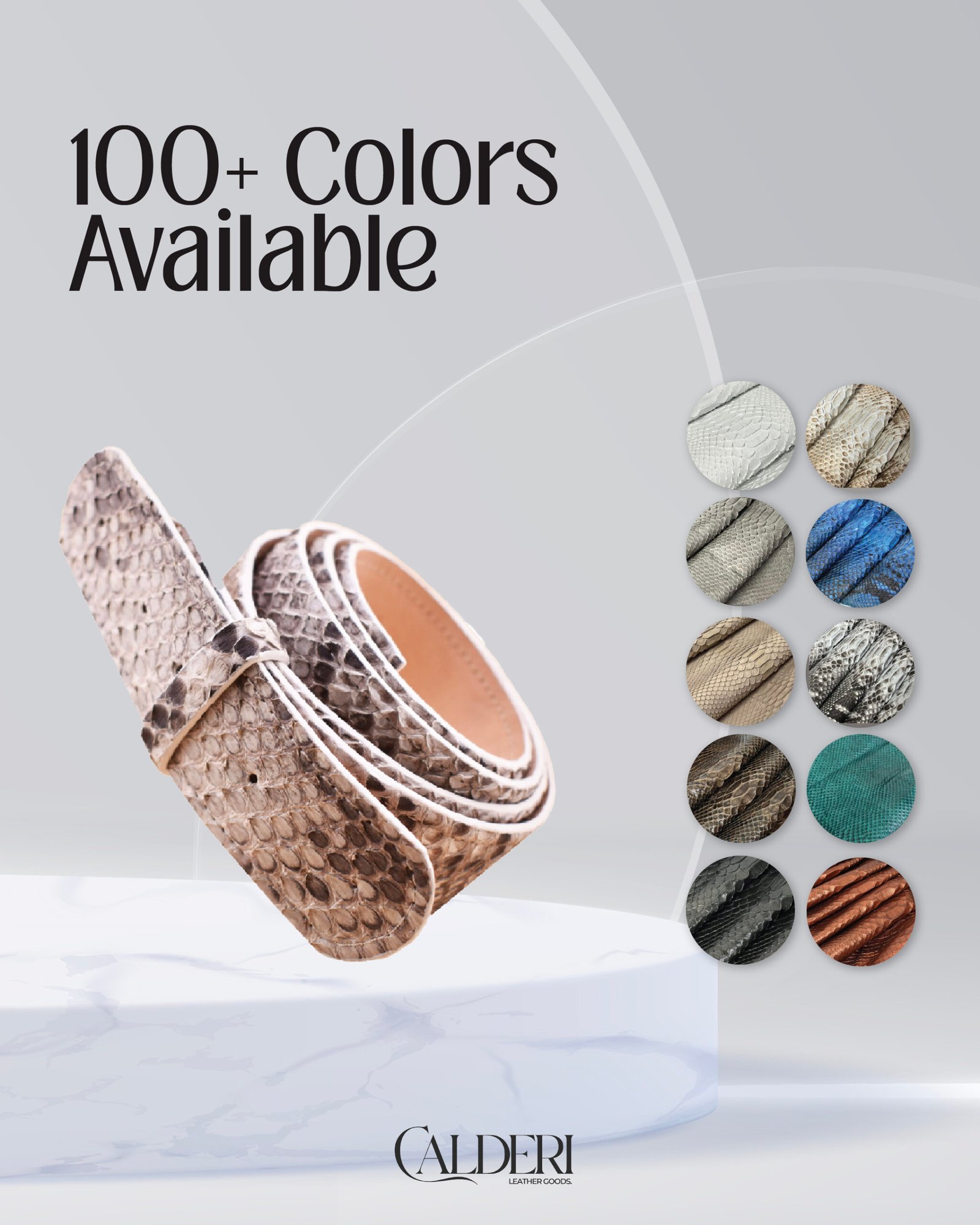 More then 100 colors available